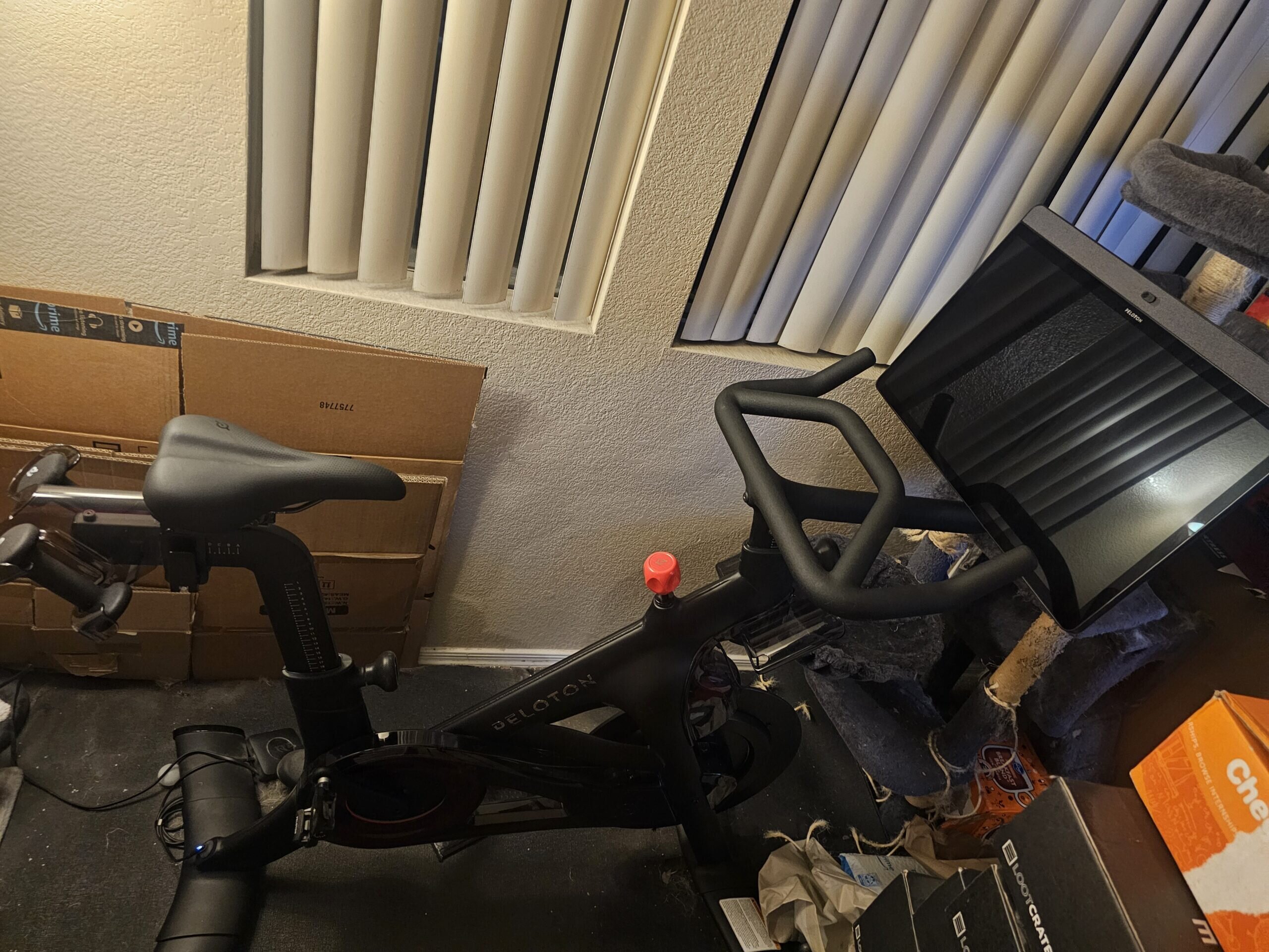 2022 Peloton Bike+ Gently Used w/ Mat & Weights – Avondale, AZ - Image 2