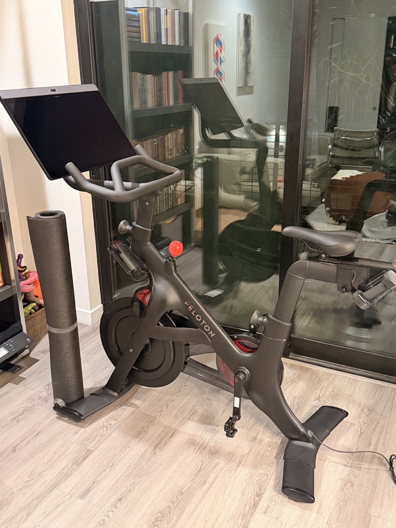2021 Peloton Bike Plus (PRICE REDUCED) – Very Good Condition, Includes Mat & Weights – Los Angeles, CA