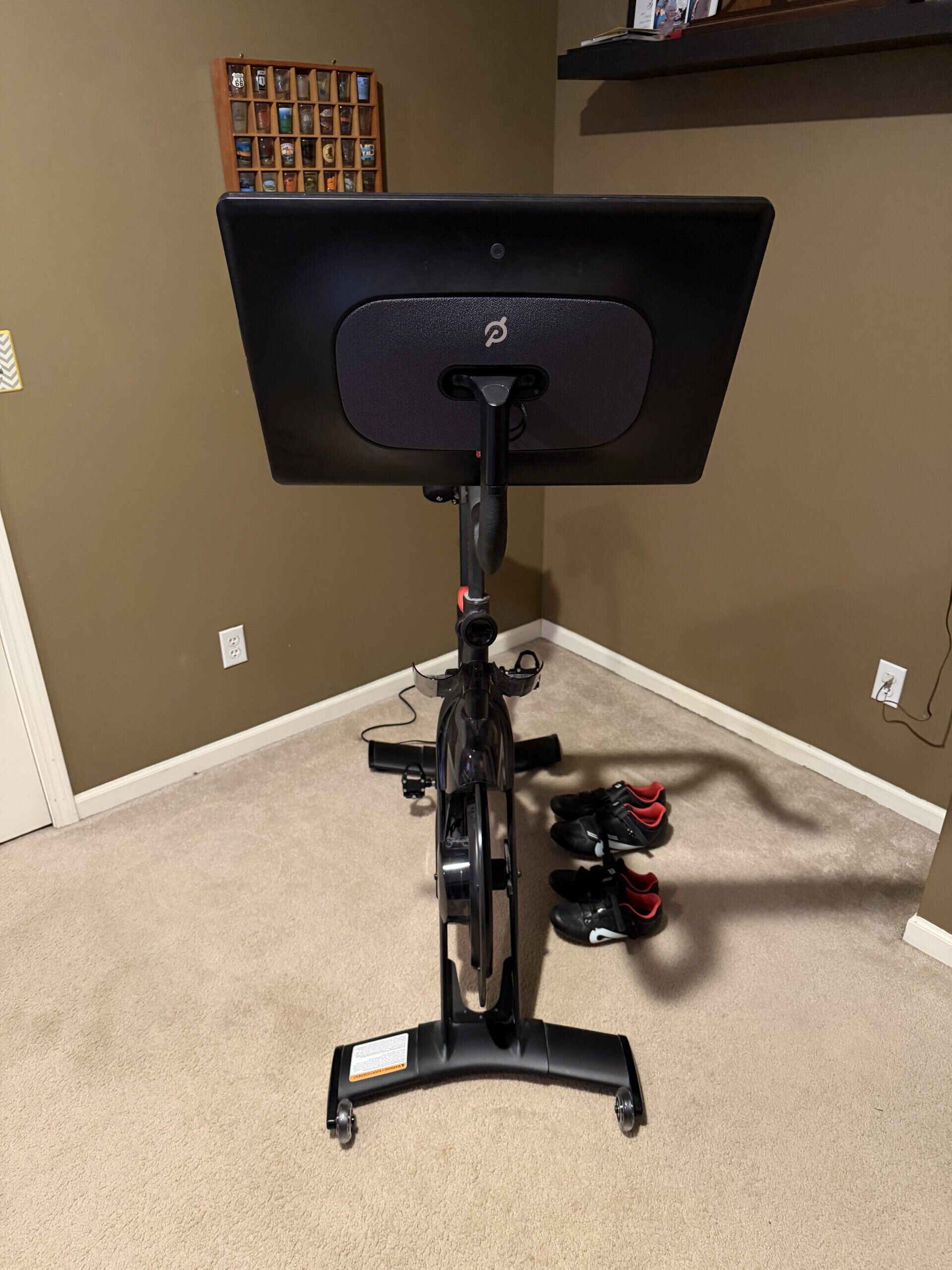 2021 Peloton Bike Plus Very Good Condition with Shoes Mat and Weights – Kansas City, MO - Image 2