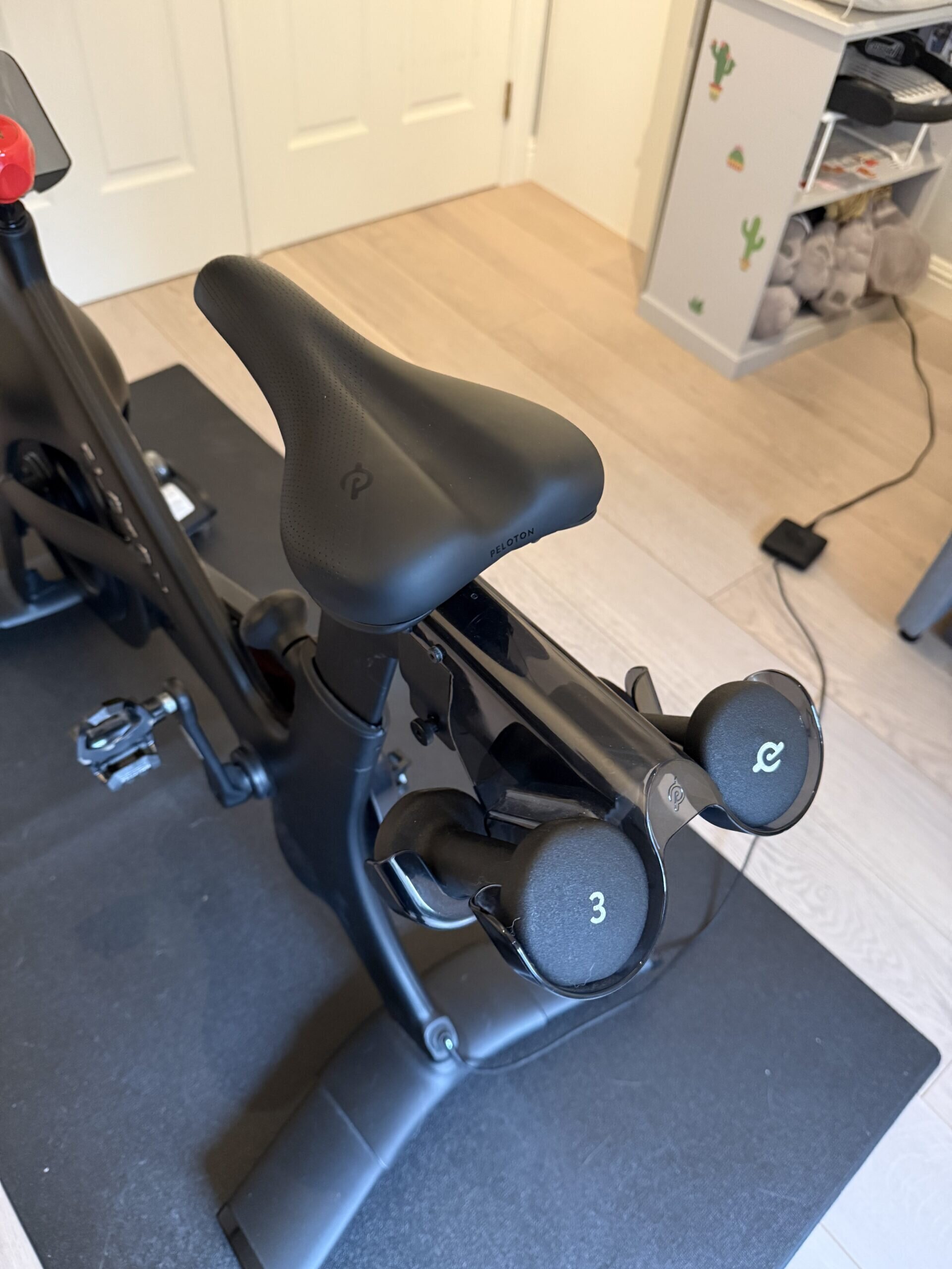 2020 Peloton Bike Plus Works Well with Shoes Mat and Weights – San Francisco, CA - Image 4