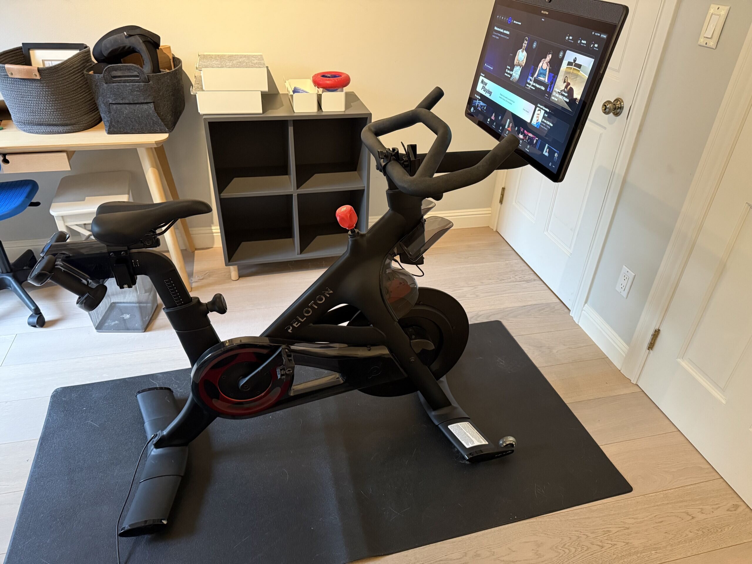 2020 Peloton Bike Plus Works Well with Shoes Mat and Weights – San Francisco, CA - Image 5