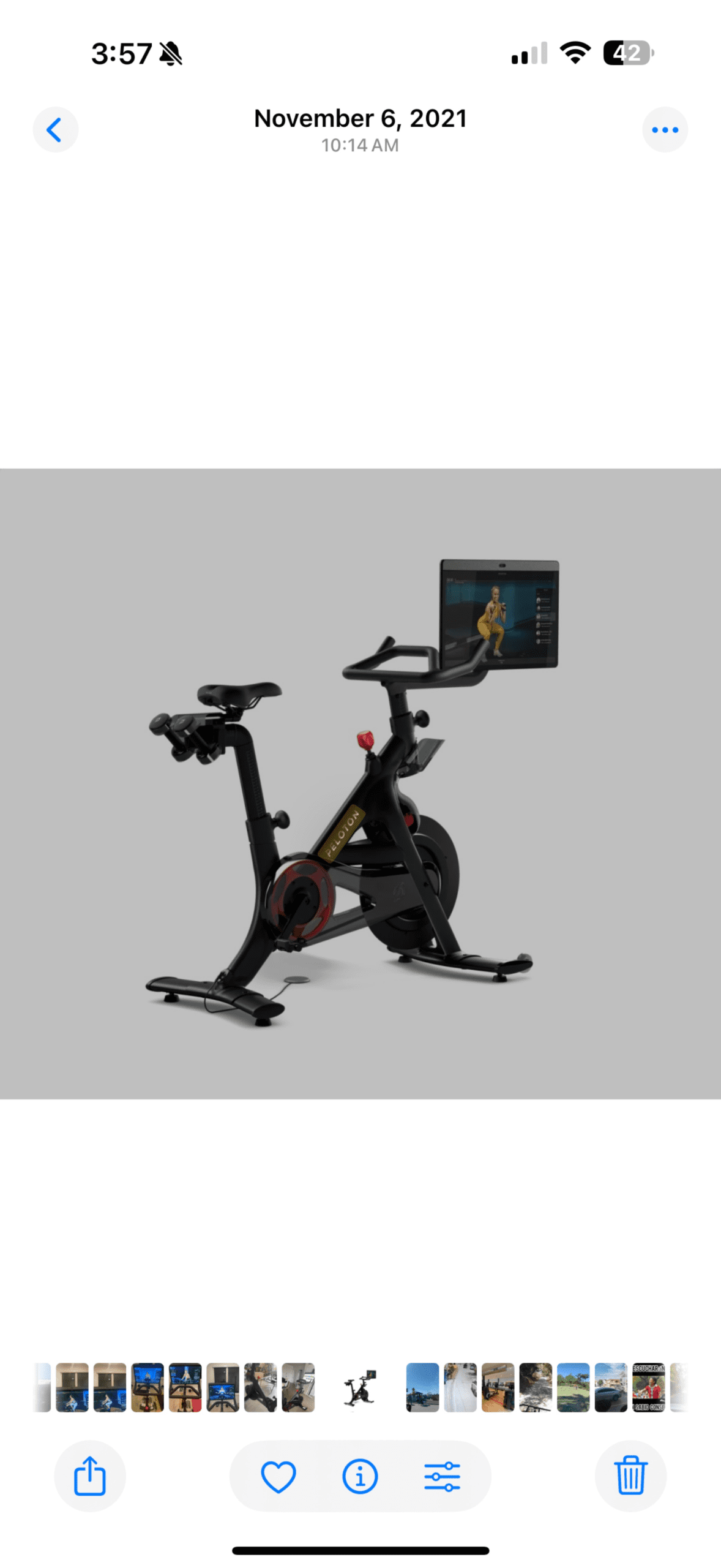 2022 Peloton Bike Plus, ~124 Rides, Harrison NJ - Image 2