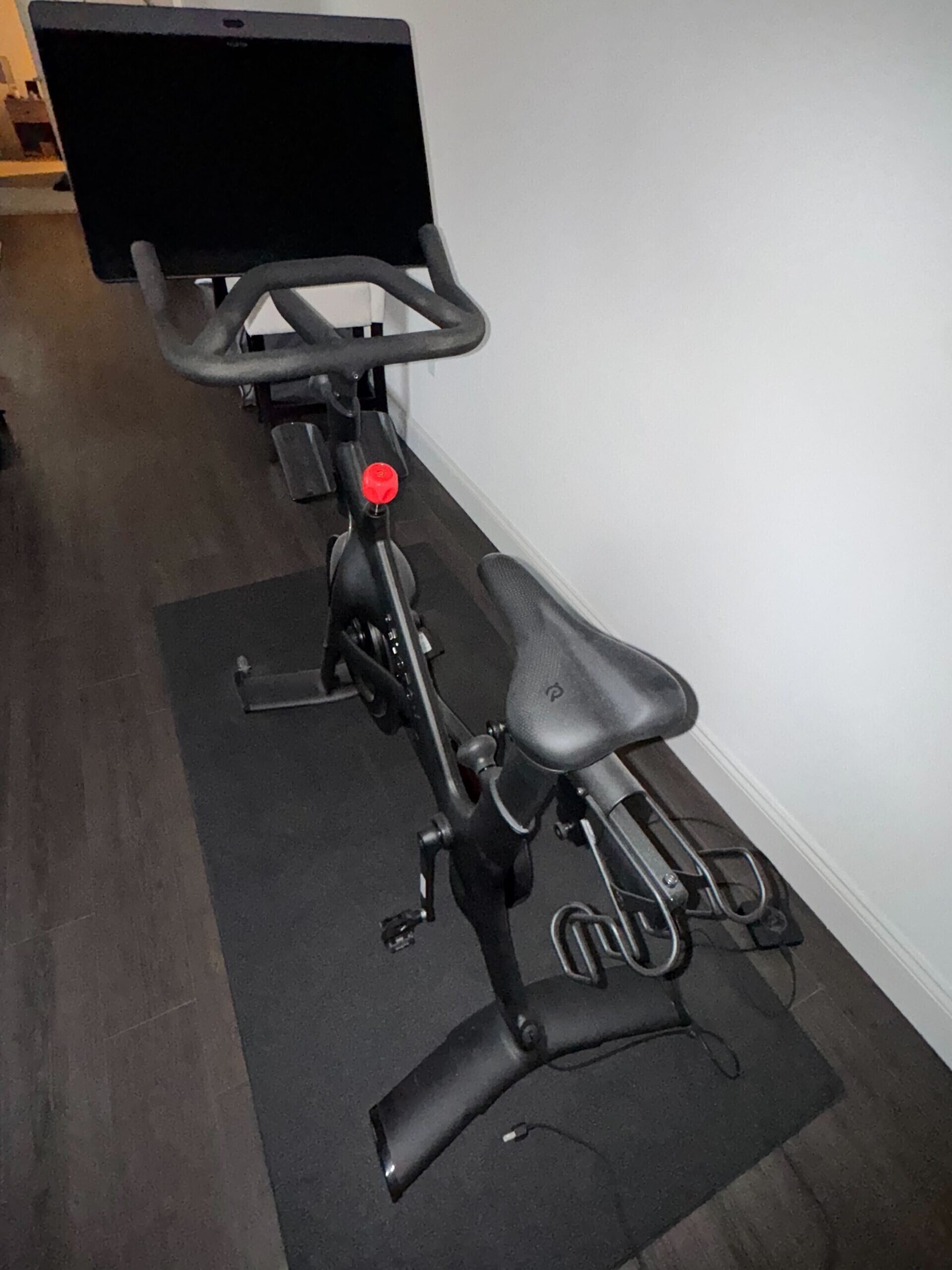 2020 Peloton Bike Plus Very Good Condition with Mat and Shoes – North Andover, MA - Image 4