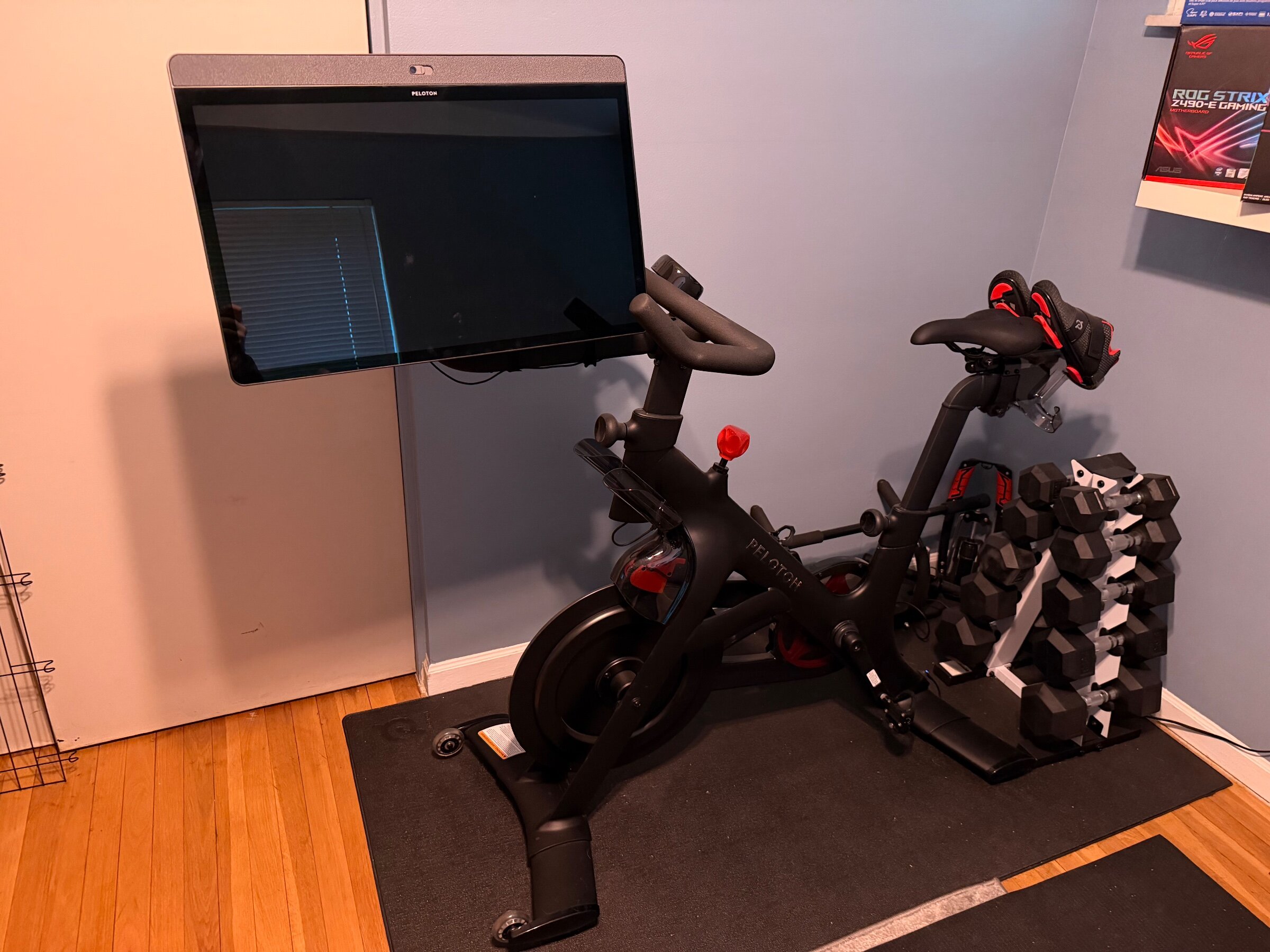 2023 Peloton Bike Plus – Very Good Condition, Includes Mat – Southfield, MI - Image 2