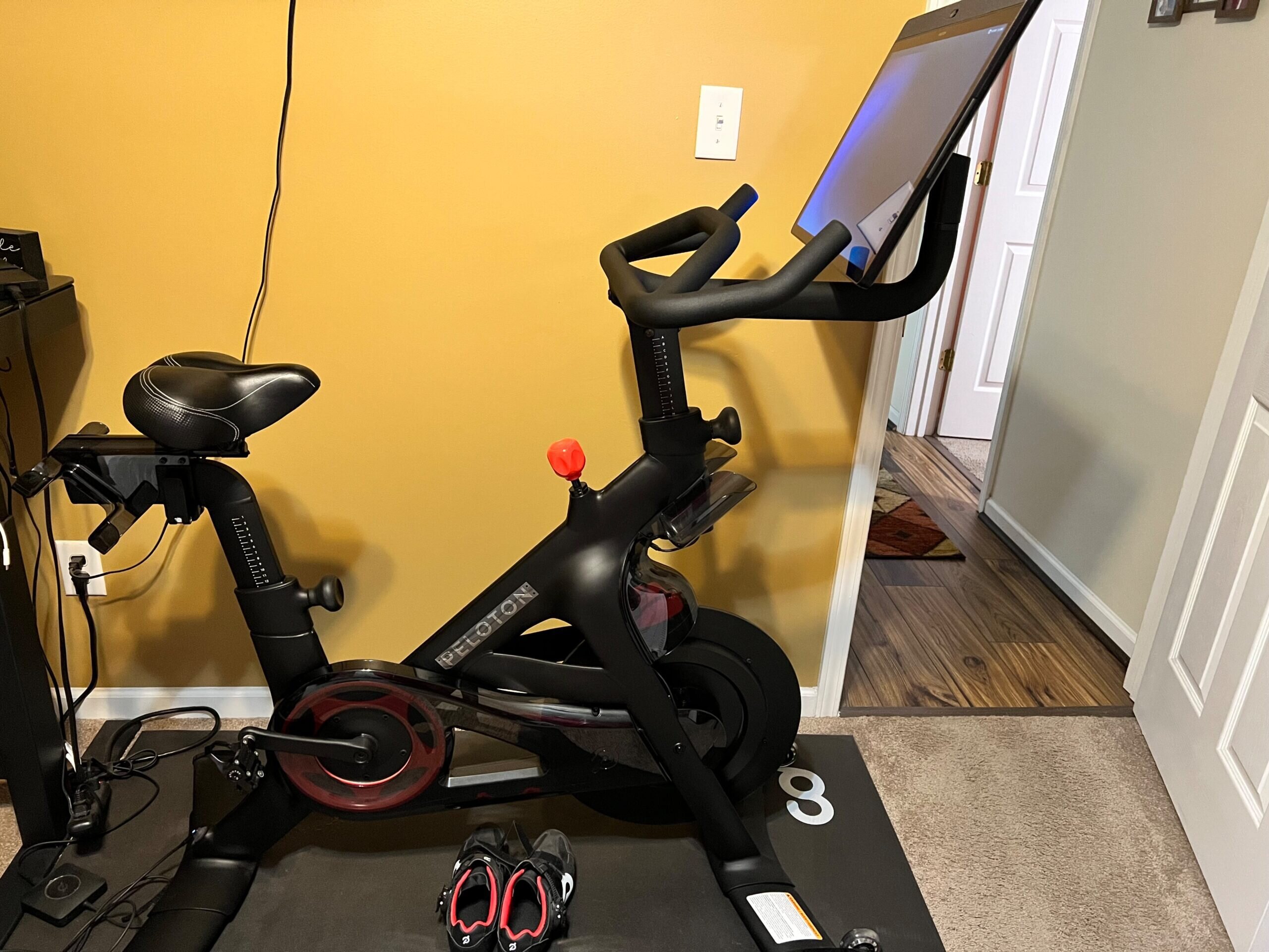 Like-New 2021 Peloton Bike Plus, ~40 Rides, Indian Trail - Image 2