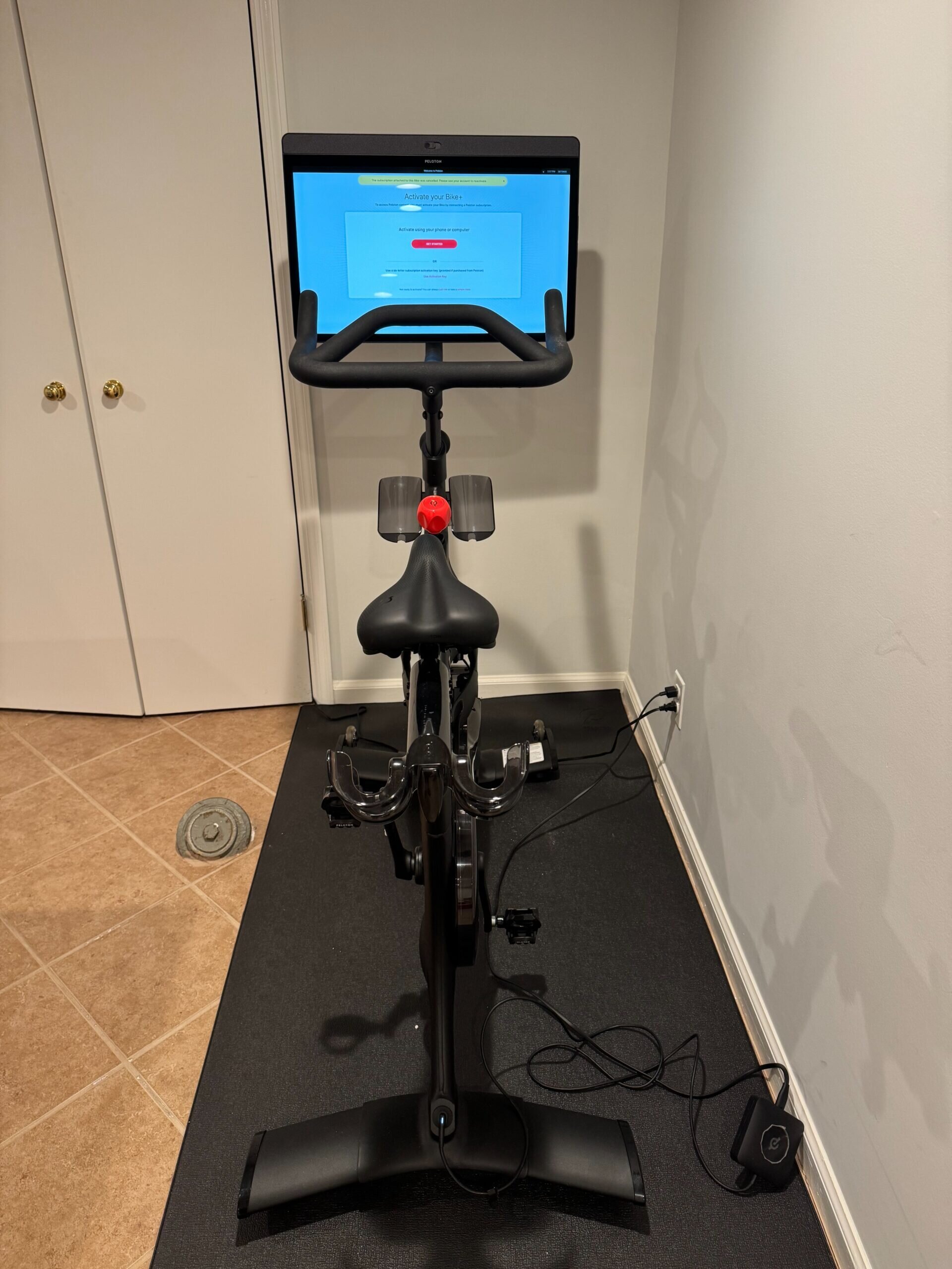 Like-New 2021 Peloton Bike Plus, ~12 Rides, Millburn - Image 3