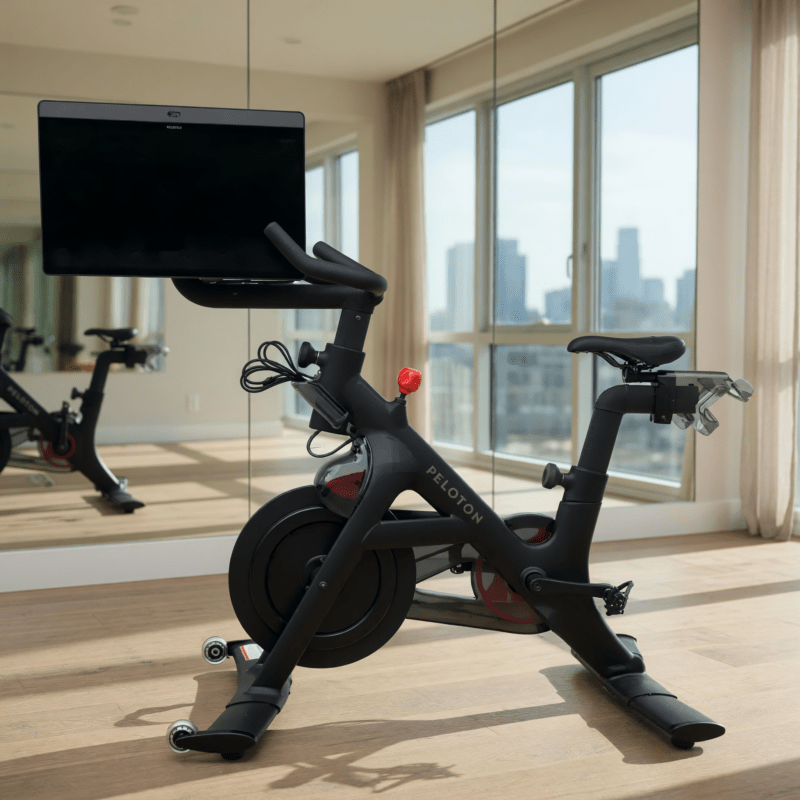 Gently Used 2021 Peloton Bike Plus, ~112 Rides, Adel