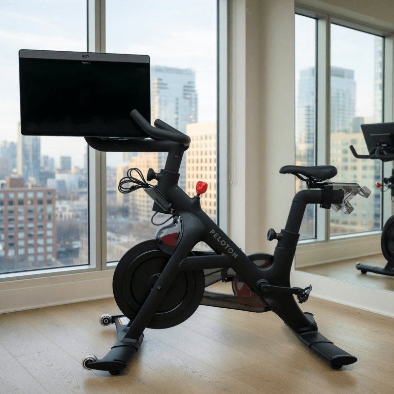 Like-New 2021 Peloton Bike Plus, 18 Rides, West Bloomfield